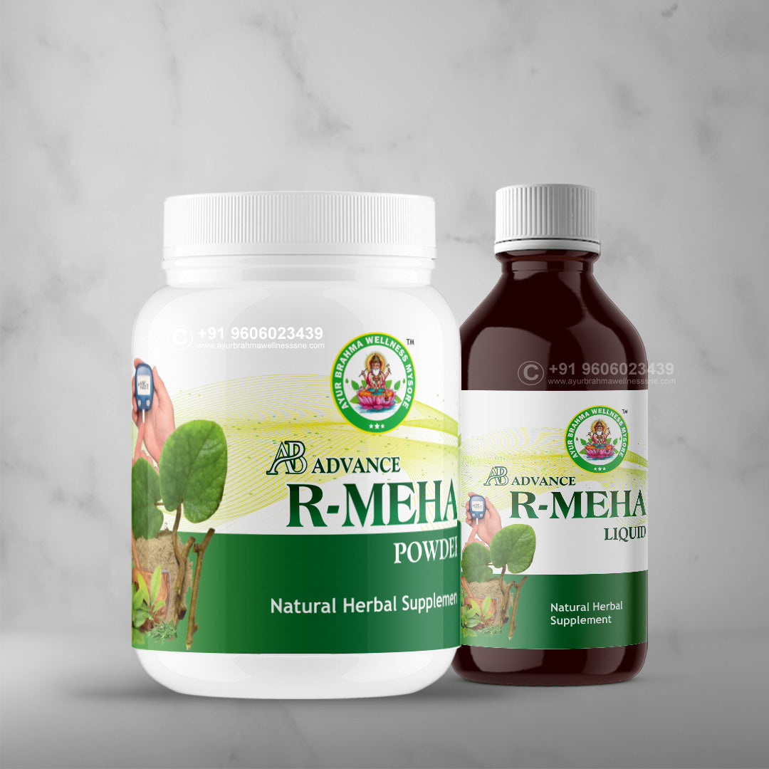 Ayur Brahma Advance R Meha Powder & Liquid Combo